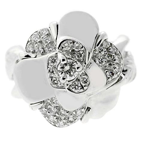 chanel flower ring replica|chanel pre owned flower ring.